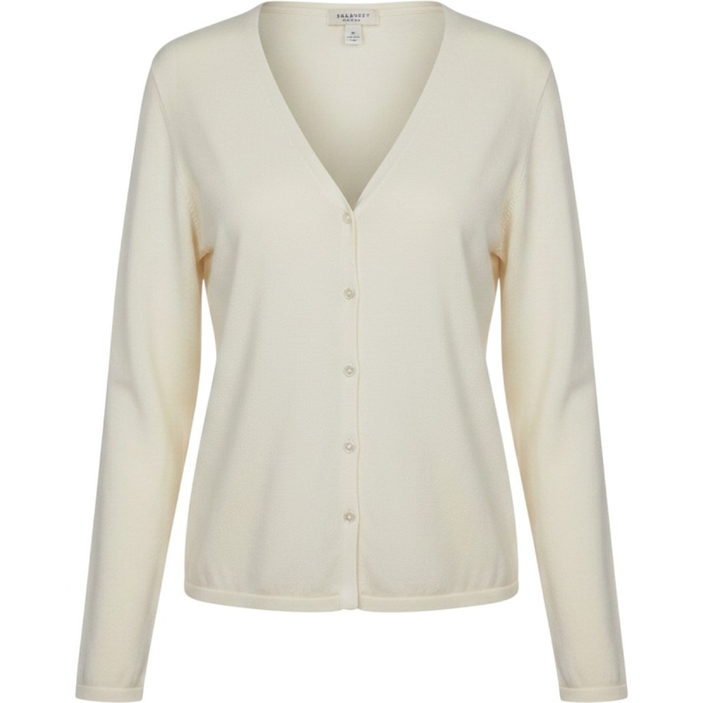 Designers Originals Ivory Cotton V-Neck Cardigan Sweater Womens XL NWT Australia